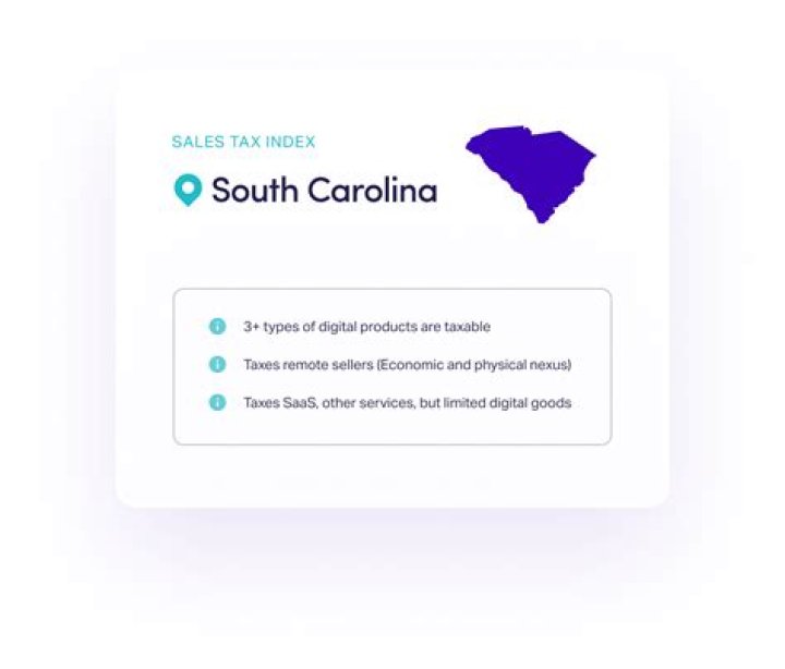 Are digital goods taxable in South Carolina?