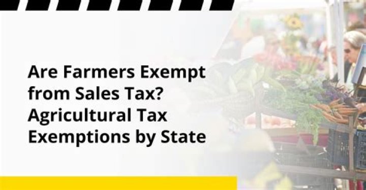 Are farmers exempt from income tax?