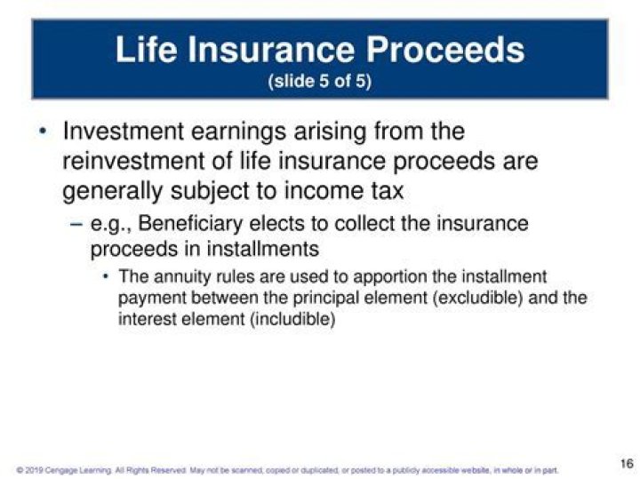 Are life insurance proceeds subject to inheritance tax?