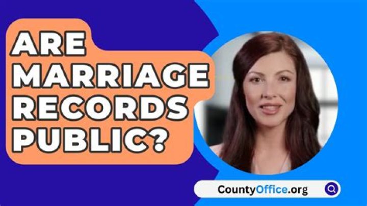 Are marriage records public in NY?