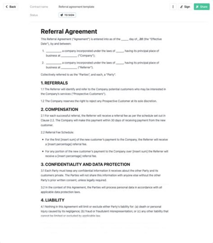 Are referral agreements legal?