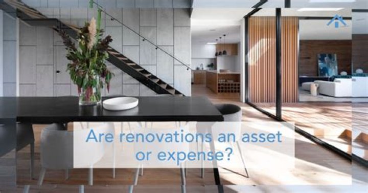 Are renovations an expense?