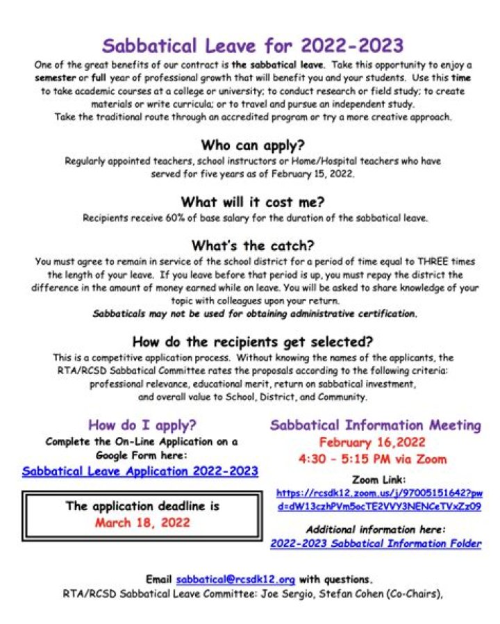 Are you legally entitled to a sabbatical?