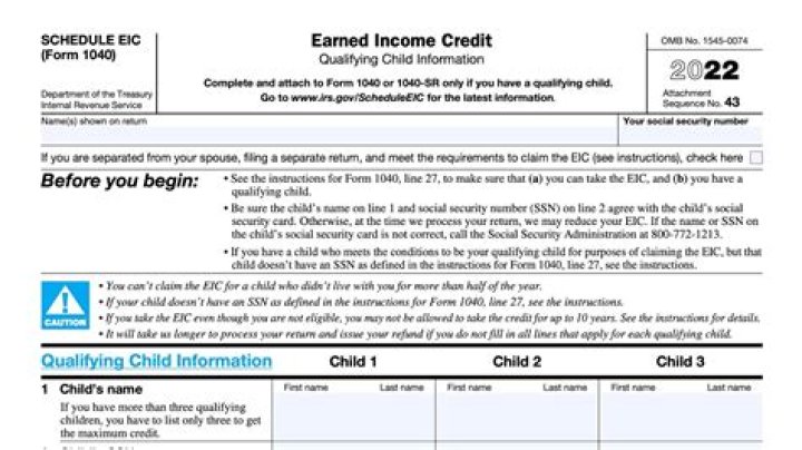Can a child claim the earned income tax credit?