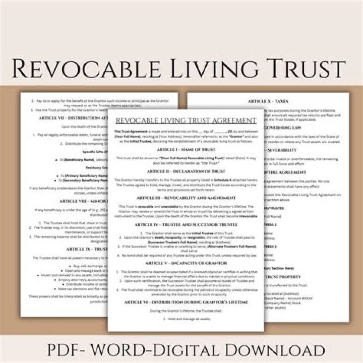 Can a married couple have a revocable living trust?