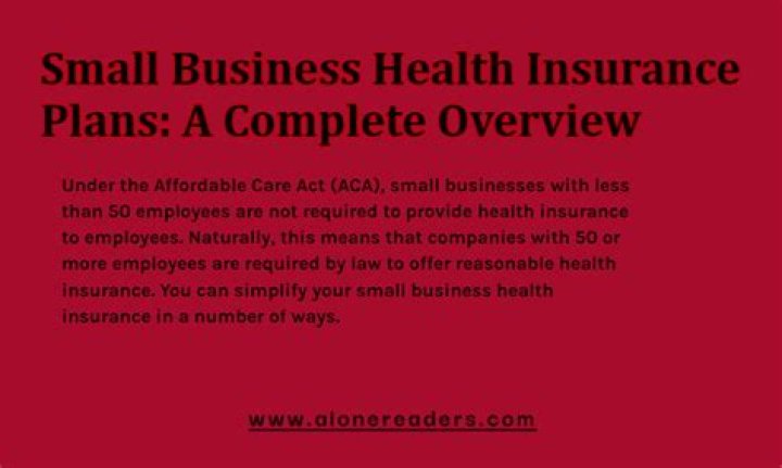 Can a small business provide health insurance?