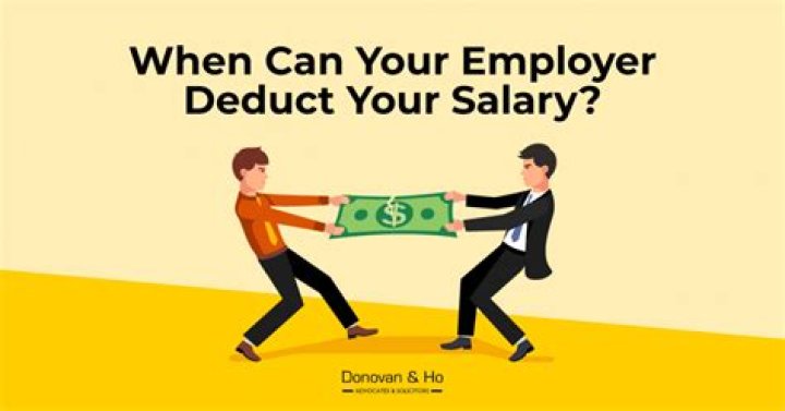 Can an employer deduct pay for lost equipment?