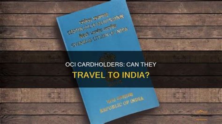 Can an OCI holder work in India?