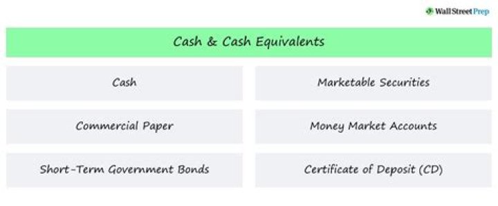 Can cash equivalents be combined with cash?