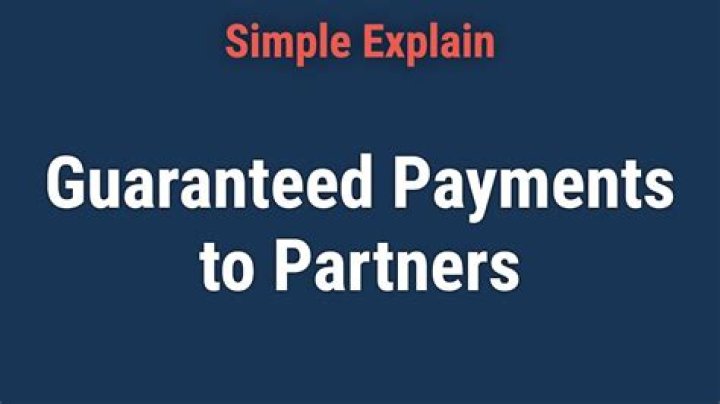 Can guaranteed payments be capitalized?