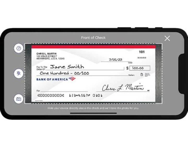 Can I deposit a check with a company name?