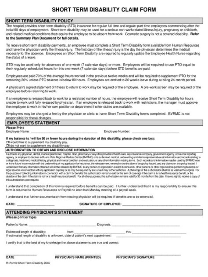 Can I quit my job after returning from short term disability?