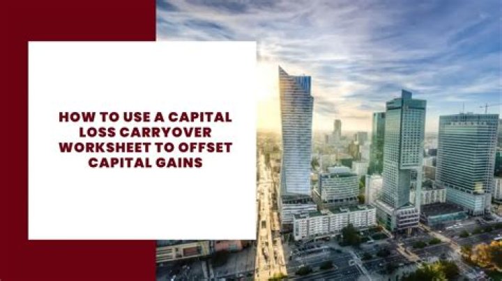 Can real estate loss offset capital gains?