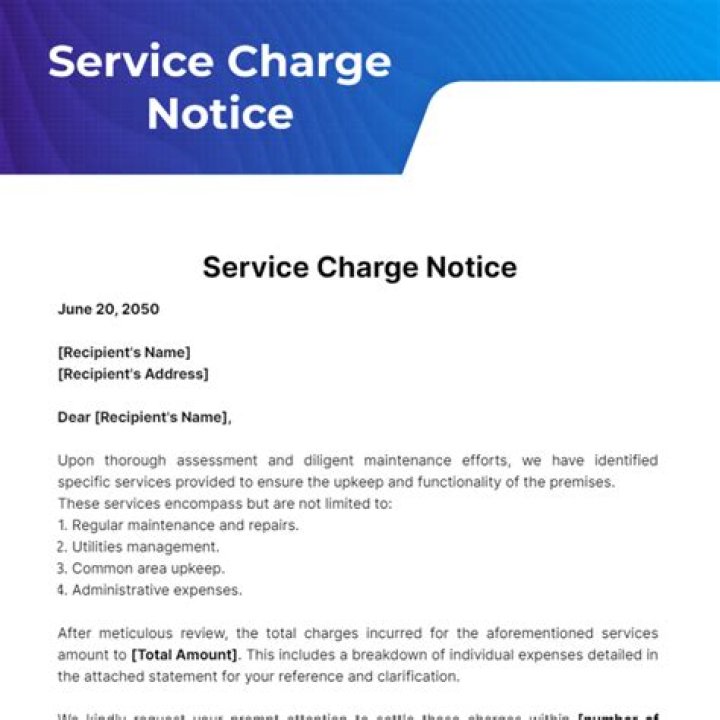 Can you challenge a service charge?