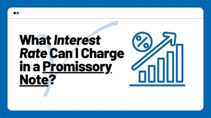 Can you charge interest on a promissory note?