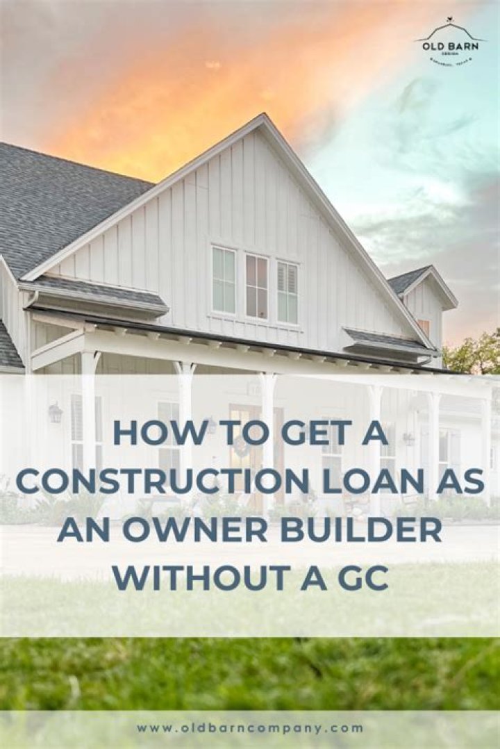 Can you get a construction loan if you own the land?