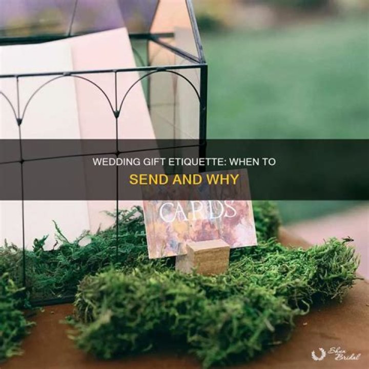 Can you send wedding gift after wedding?