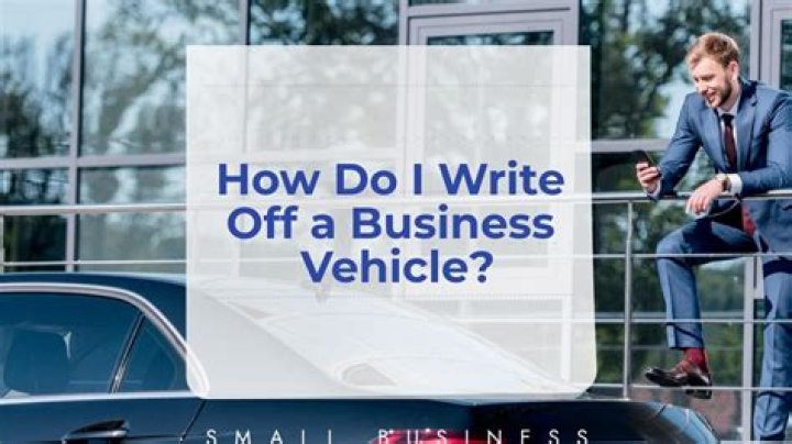 Can you write-off buying a new car if you own your own business?