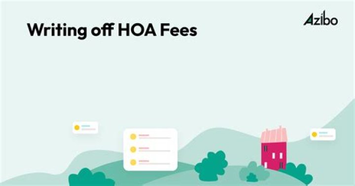 Can you write off HOA fees on a rental?