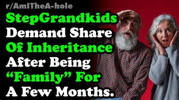 Do grandkids usually get inheritance?