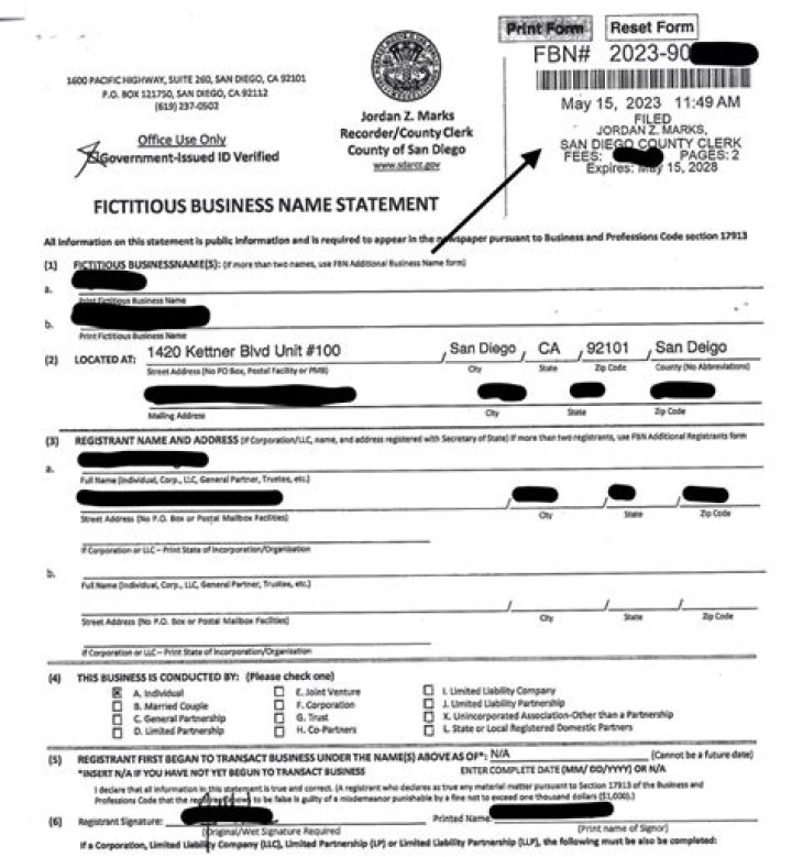 Do I have to file a fictitious business name every year?