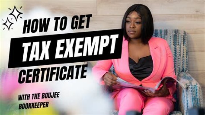 Do I need a tax-exempt certificate?