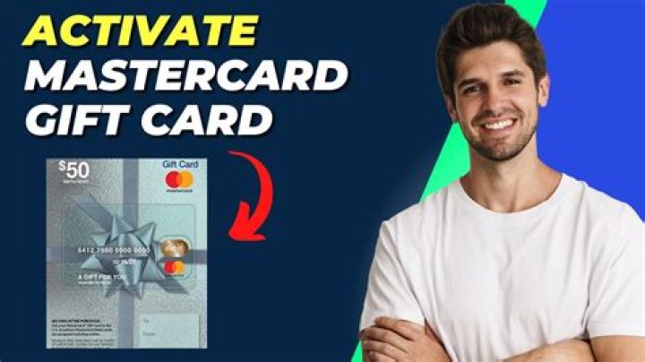 Do Mastercard gift cards come activated?