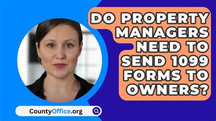 Do property managers get 1099s?