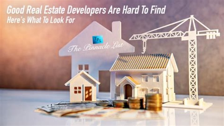 Do real estate developers buy land?