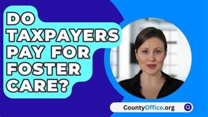 Do taxpayers pay for adoptions?