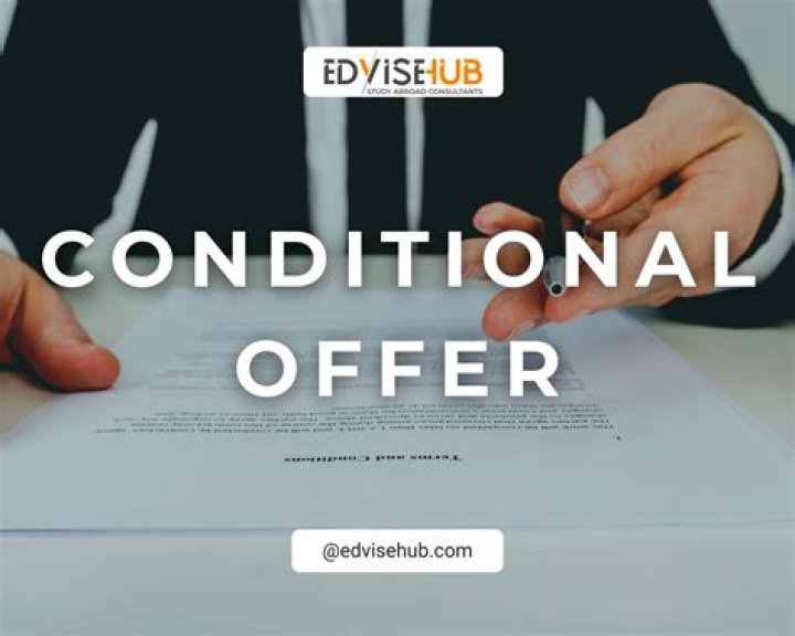 Does a conditional offer mean I got the job?