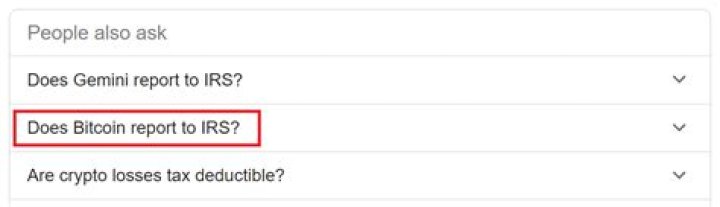 Does Gemini report to IRS?