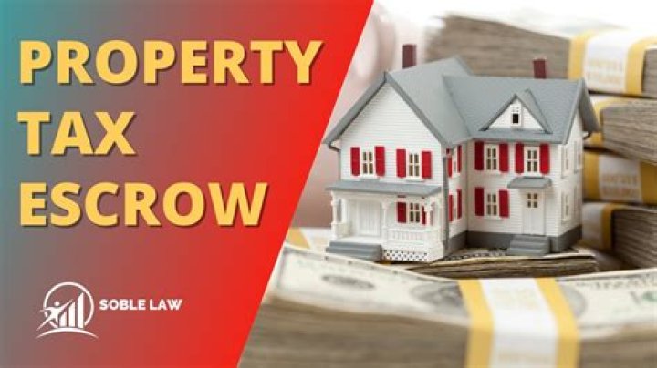 Does mortgage escrow pay property tax?