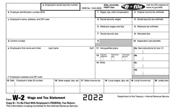 Does W-2 show wage?