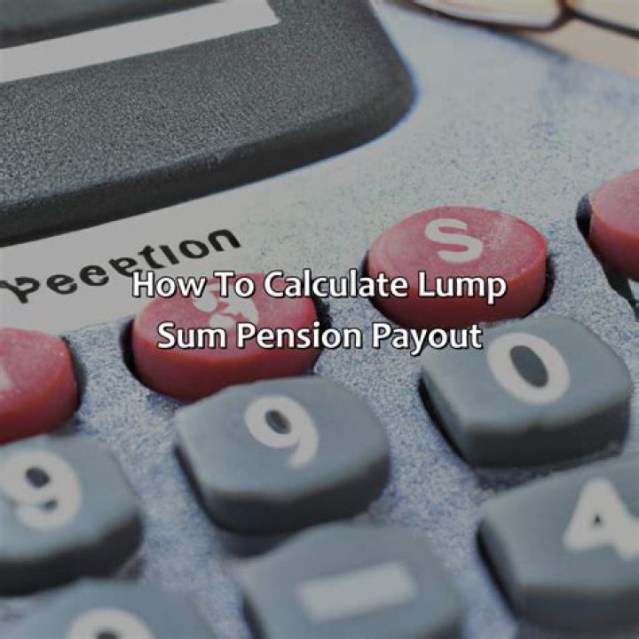 How are lump sum pension buyouts calculated?