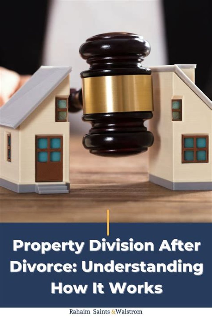How are rental properties handled during a divorce?