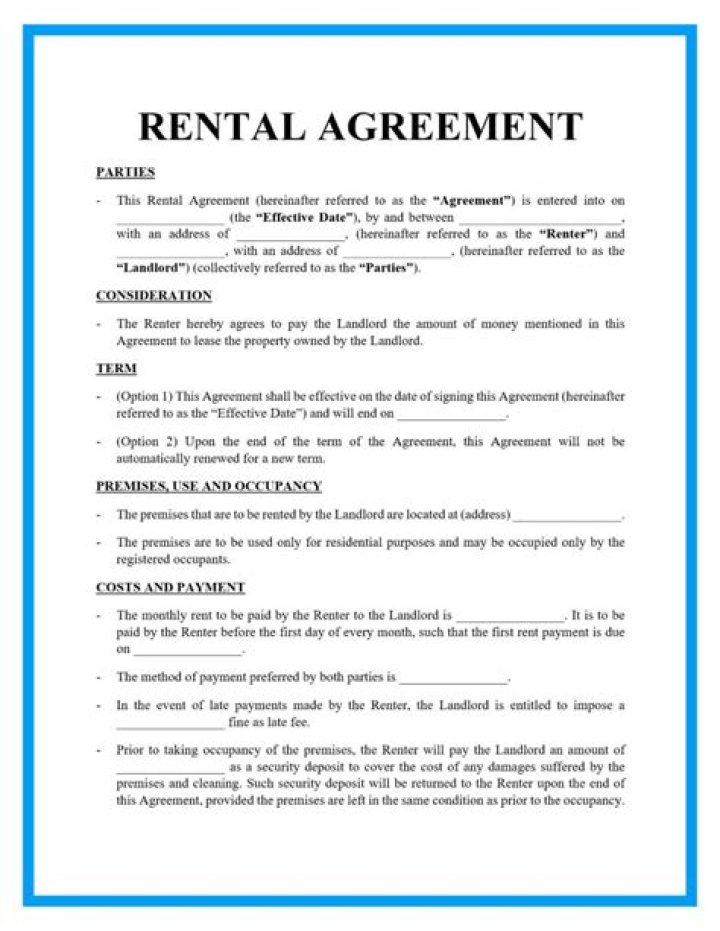 How can a student get out of a rental agreement?