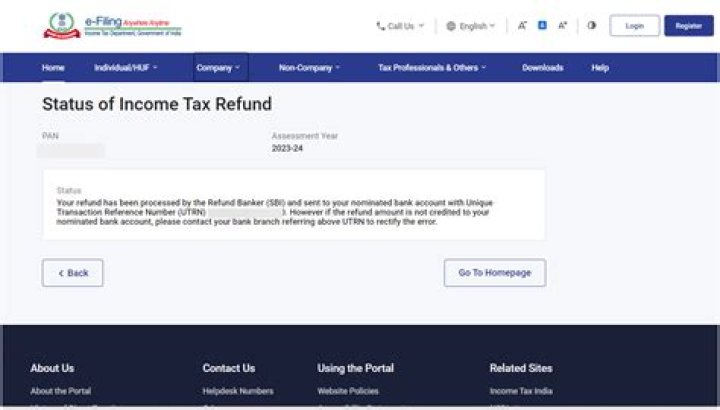 How can I claim my refund from income tax department?