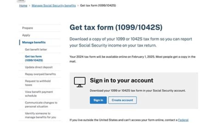 How can I get a SSA-1099 for my deceased parent?