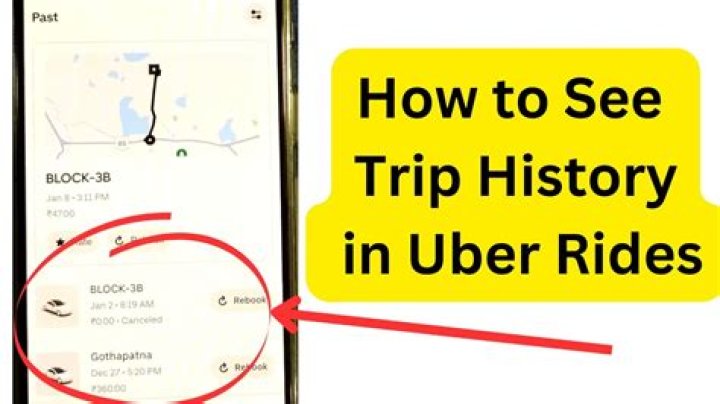 How can I see my Uber driving history?