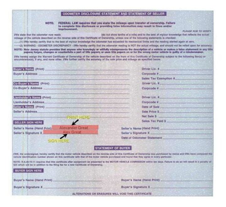 How do I buy a car in NJ if I live in NY?