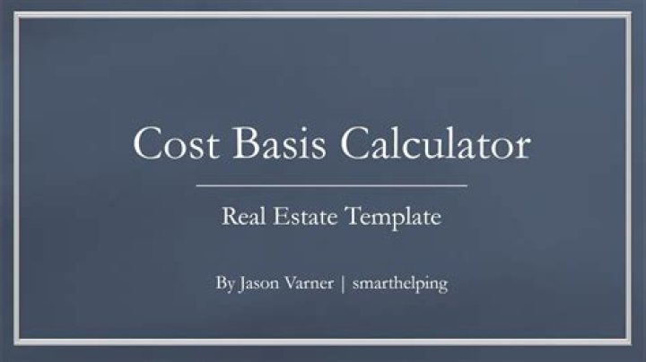How do I calculate basis for rental property?