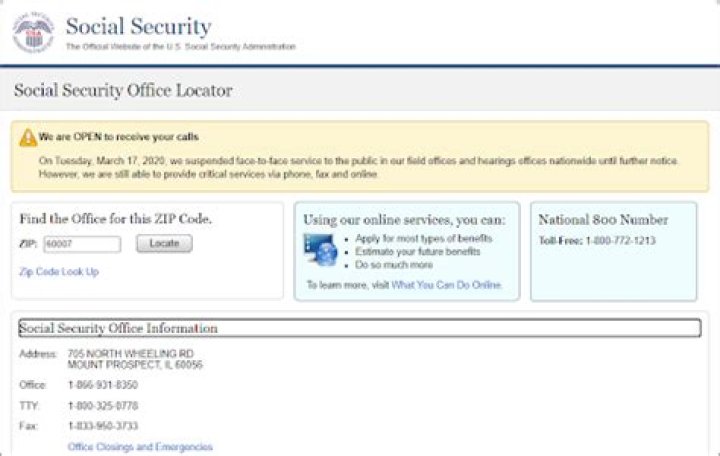 How do I change my address for Social Security by phone?