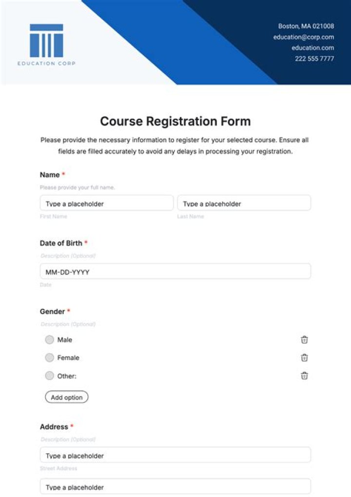 How do I create a registration form?