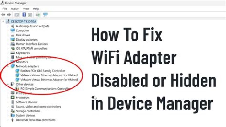 How do I fix WiFi disabled?