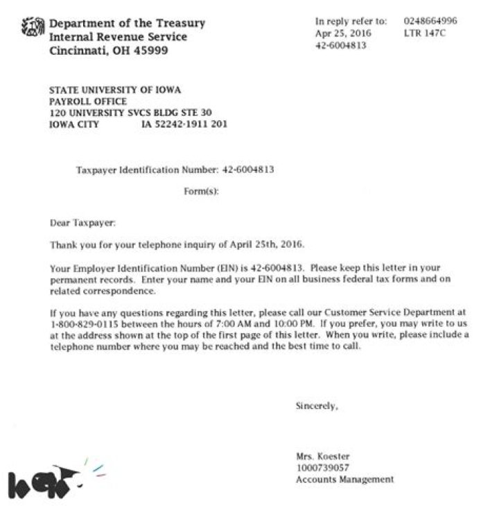 How do I get a 147 C Fein confirmation letter?