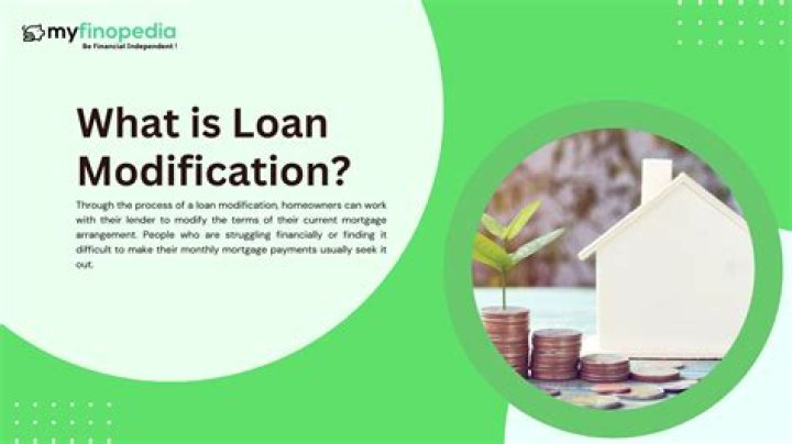 How do I get a loan modification on mortgage?