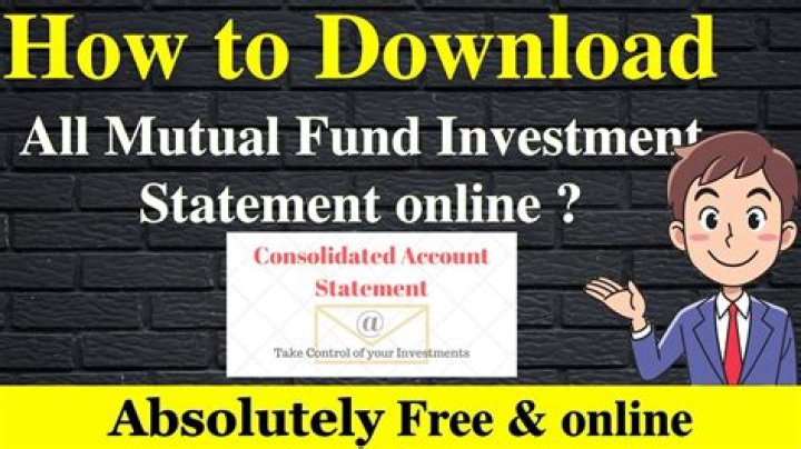 How do I get a tax proof mutual fund statement?