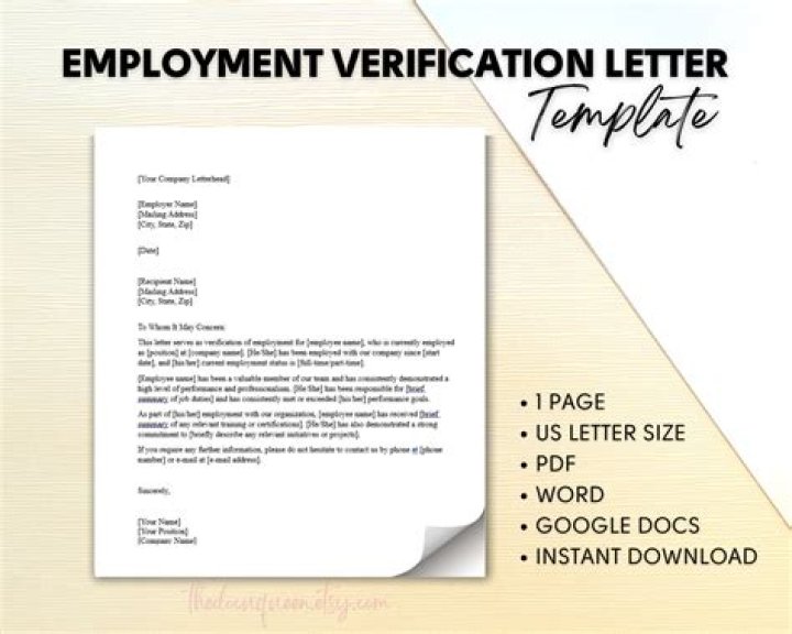 How do I get proof of employment verification?