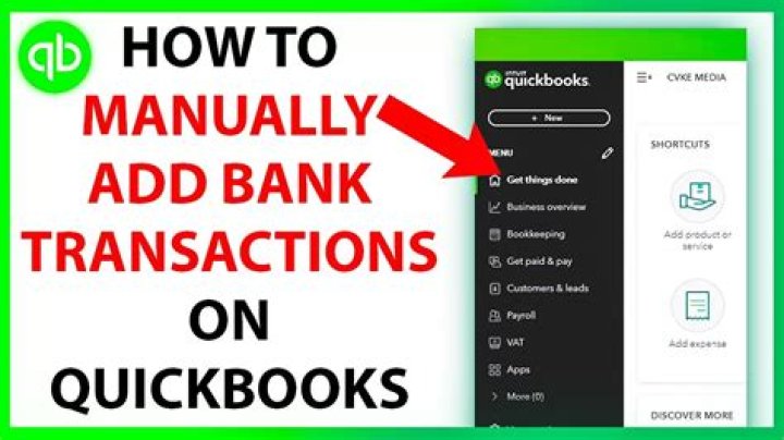How do I post a transaction in QuickBooks?